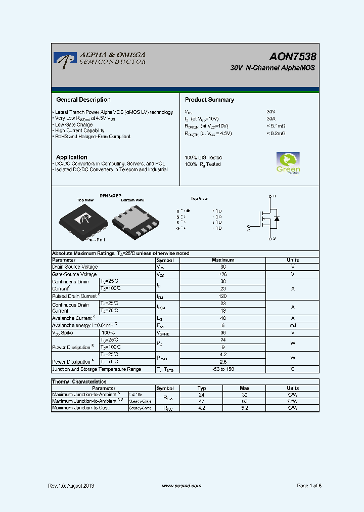 AON7538_7892065.PDF Datasheet