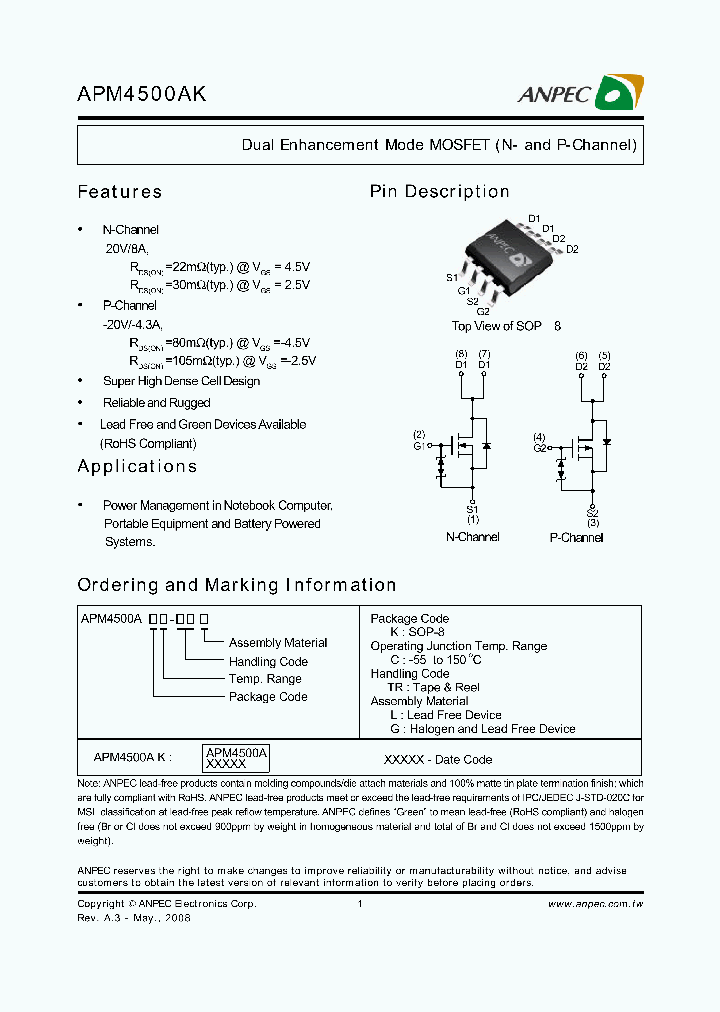 APM4500AK_7895475.PDF Datasheet