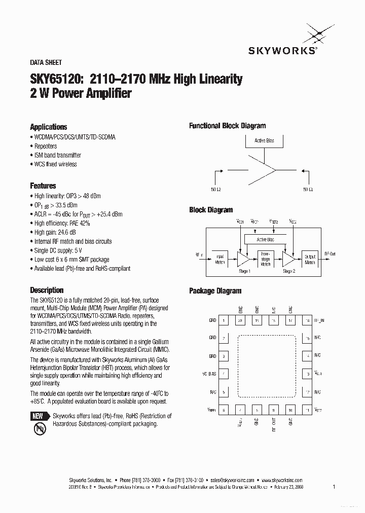 SKY65120_7894373.PDF Datasheet