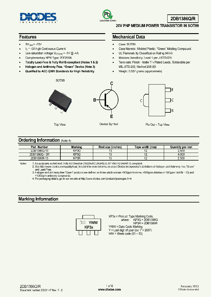 2DB1386Q-13_8286393.PDF Datasheet