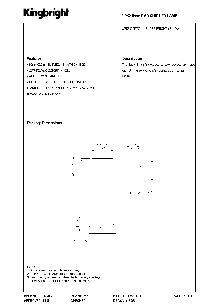 APK3020SYC_8286432.PDF Datasheet