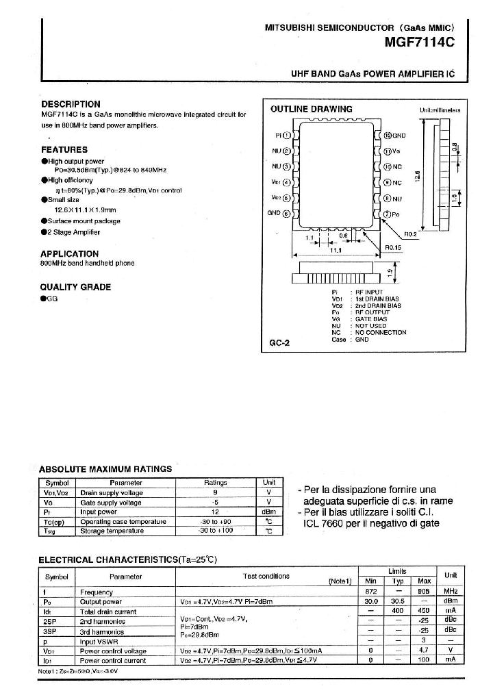 MGF7114C_7896076.PDF Datasheet