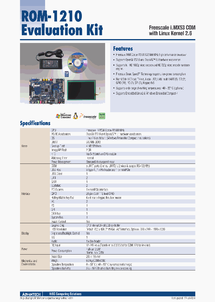 ROM-1210EVALUATIONKIT-14_8286772.PDF Datasheet