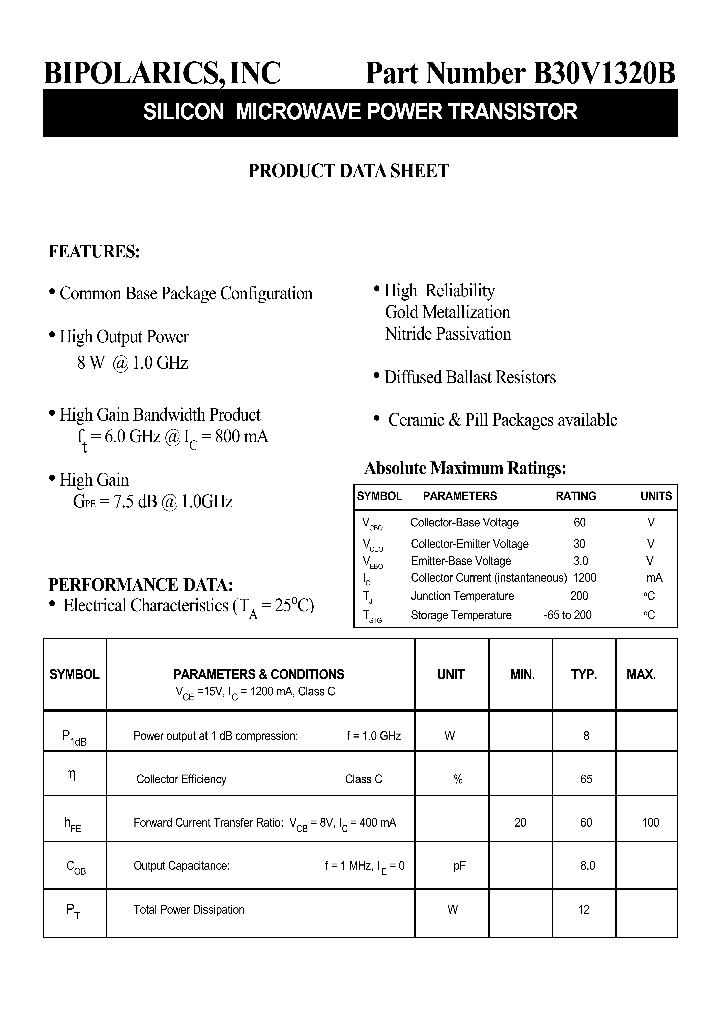 B30V1320B_8289552.PDF Datasheet