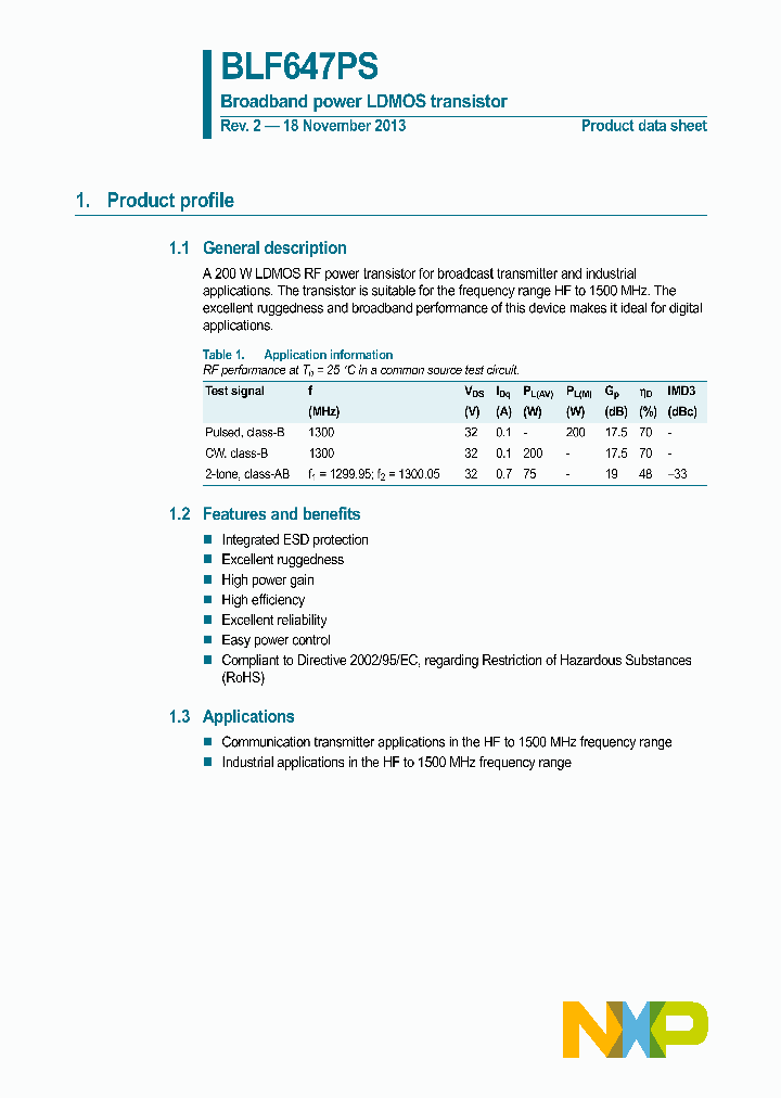 BLF647PS-15_8289780.PDF Datasheet