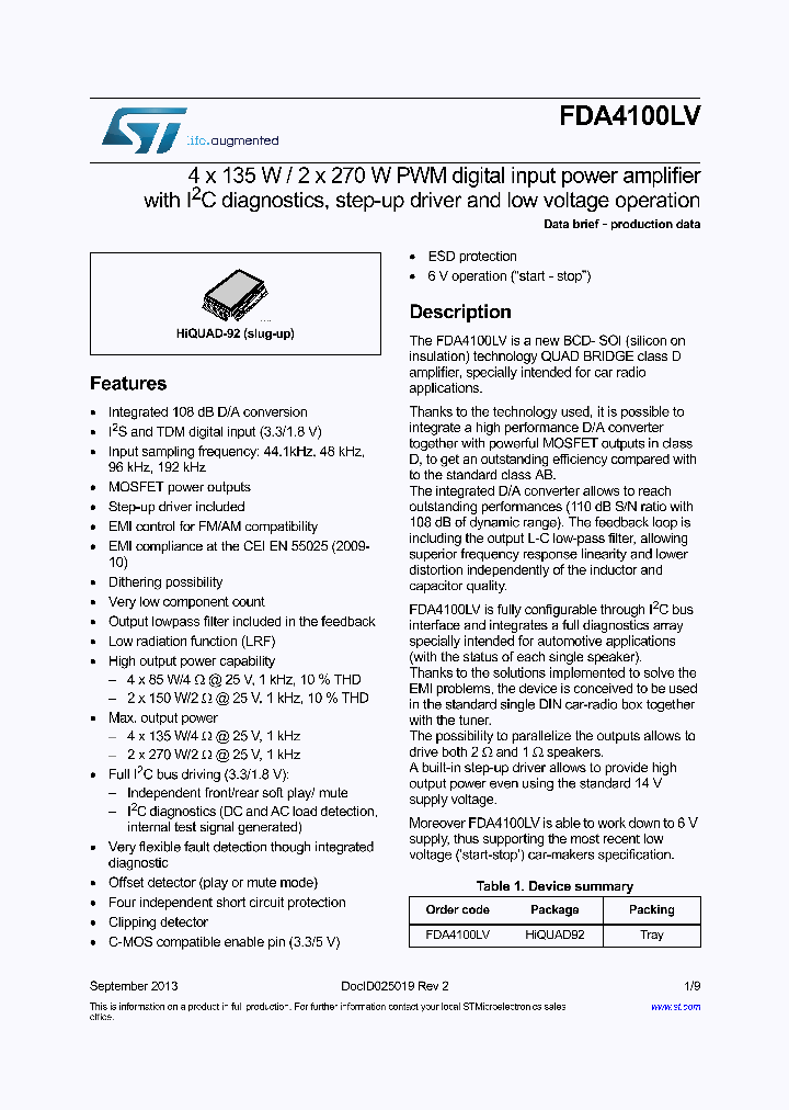 FDA4100LV_8290032.PDF Datasheet