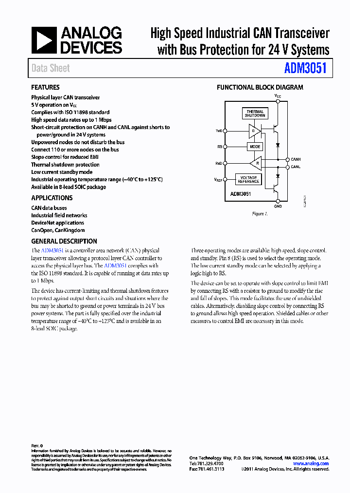 ADM3051_8290648.PDF Datasheet