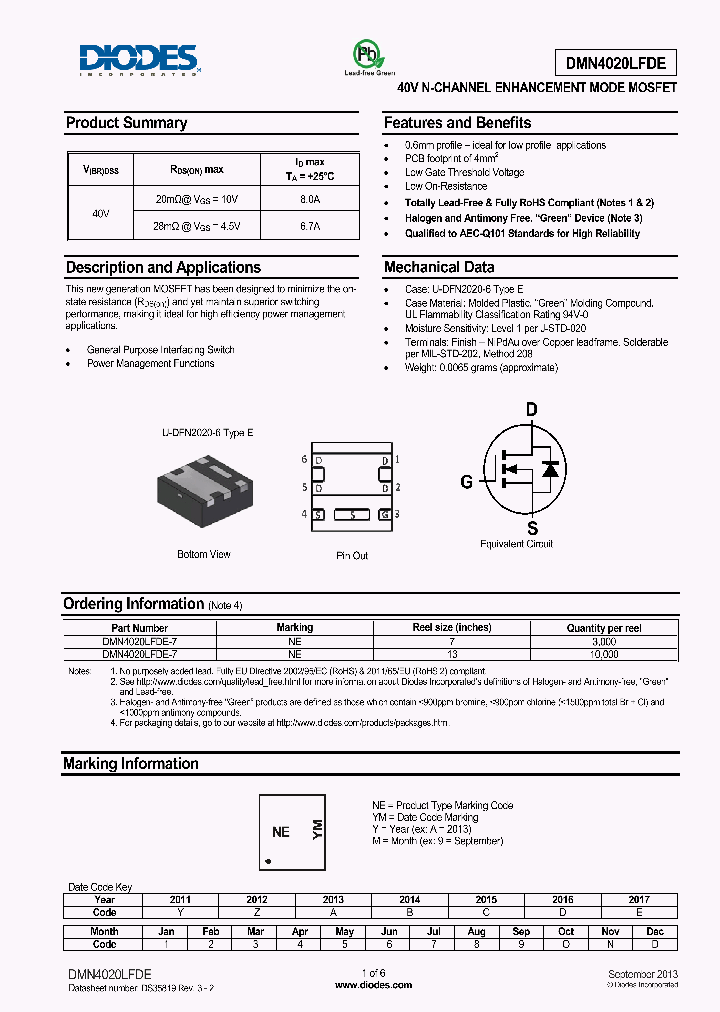DMN4020LFDE-7_8291140.PDF Datasheet
