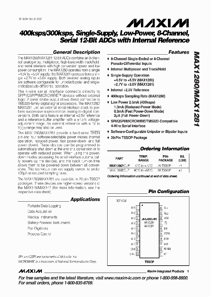 MAX1280_8291068.PDF Datasheet