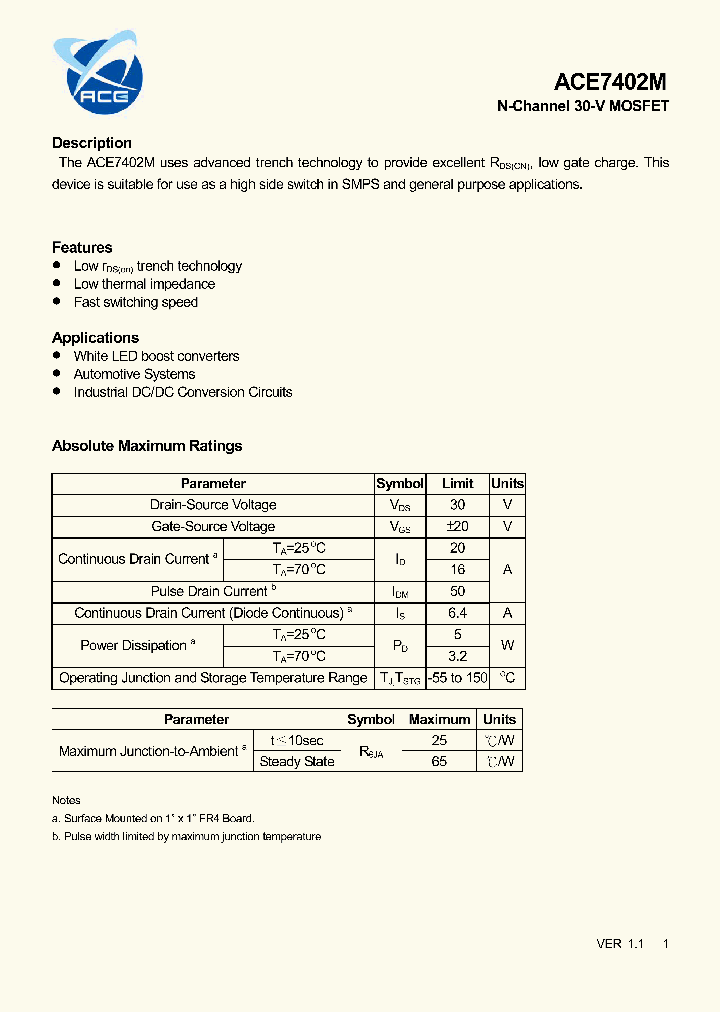 ACE7402M_8291178.PDF Datasheet