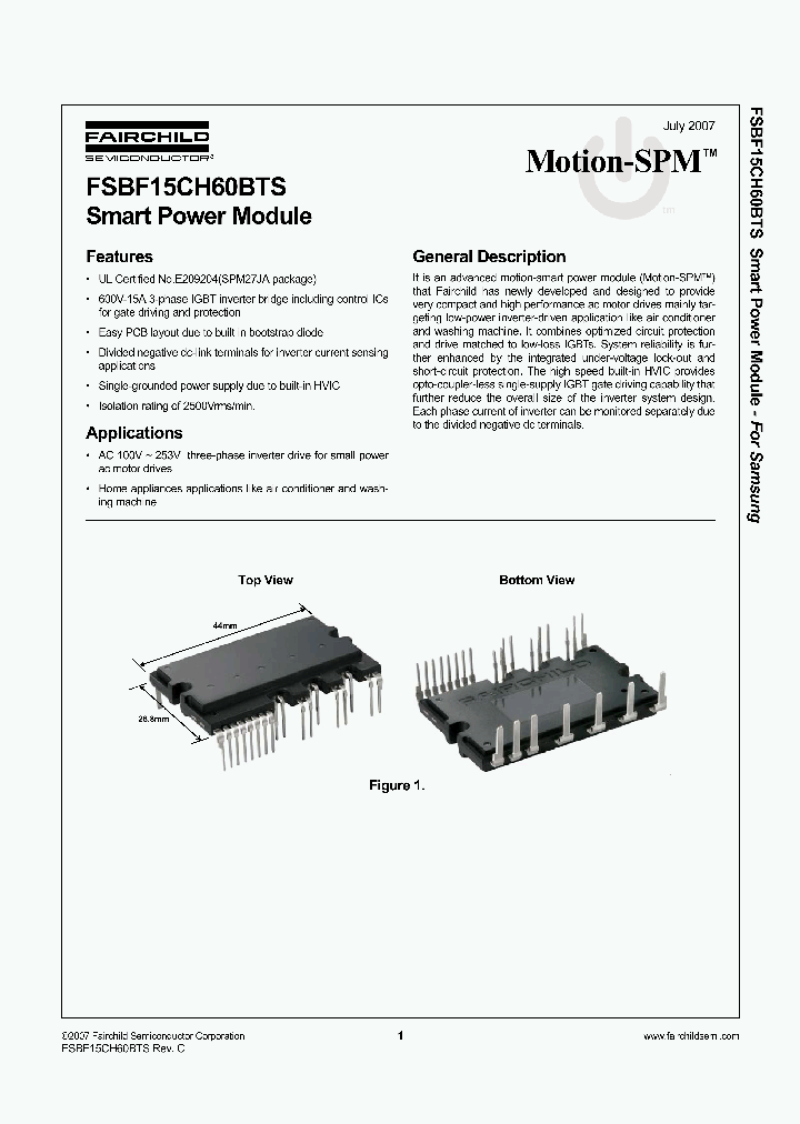 FSBF15CH60BTS_8291251.PDF Datasheet