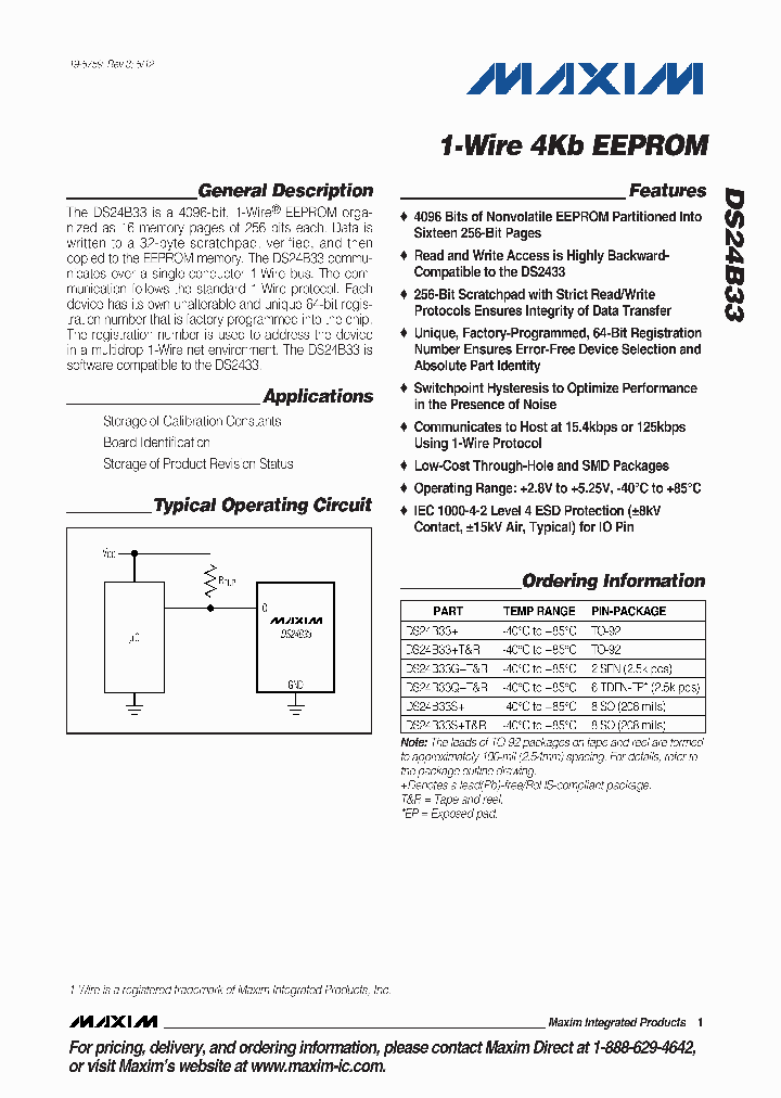 DS24B33_8292385.PDF Datasheet
