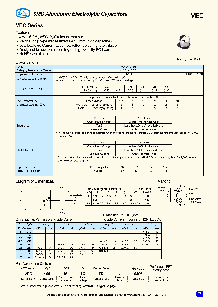 VEC100M1CTR-0405_8292869.PDF Datasheet