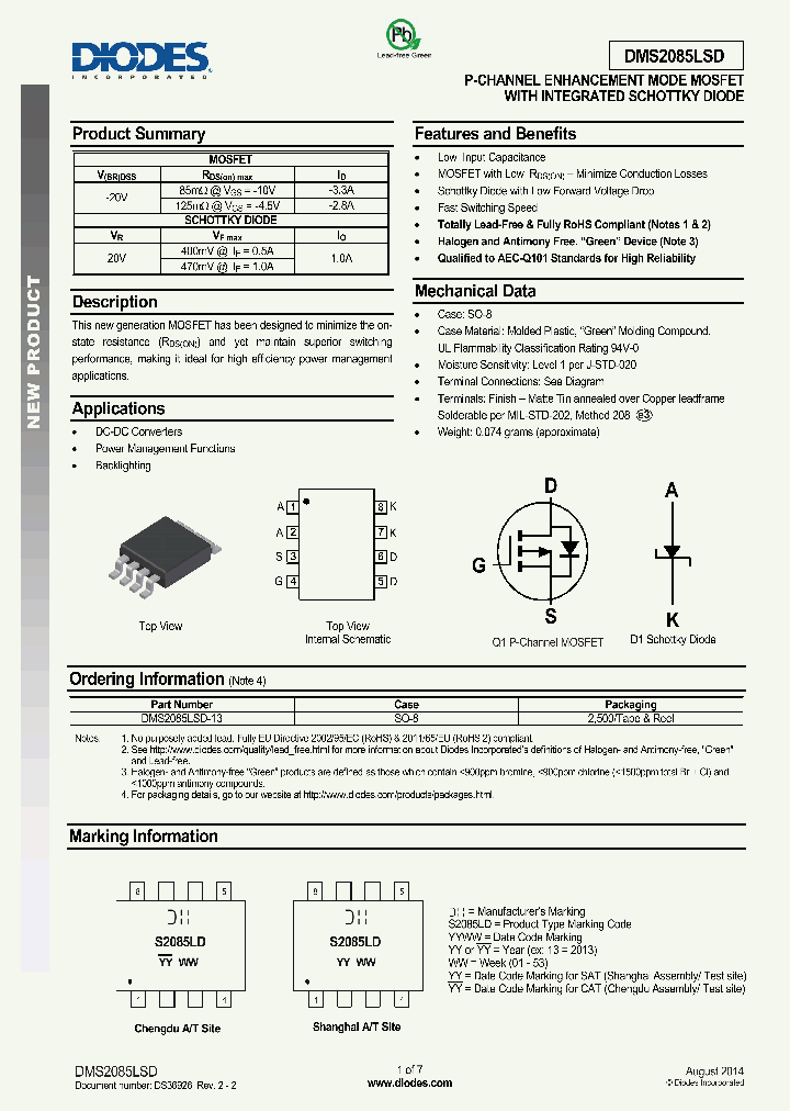 DMS2085LSD-15_8293357.PDF Datasheet