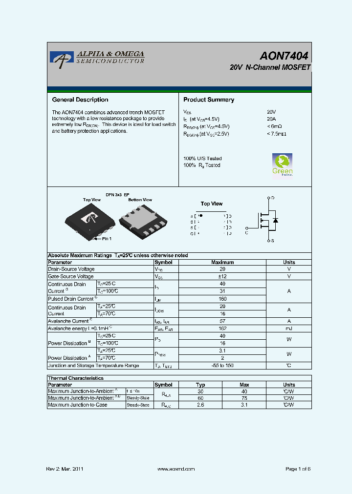 AON7404_8294735.PDF Datasheet