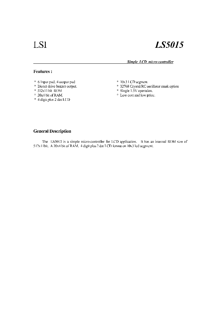 LS5015_8294854.PDF Datasheet