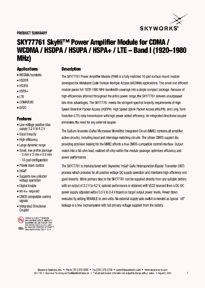 SKY77761_8294884.PDF Datasheet