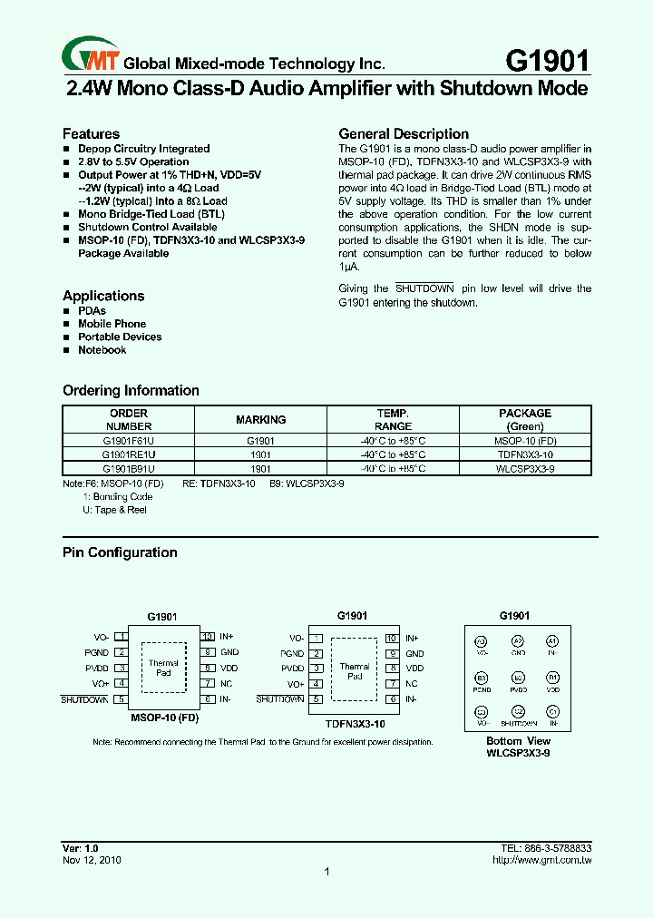 G1901_8295056.PDF Datasheet