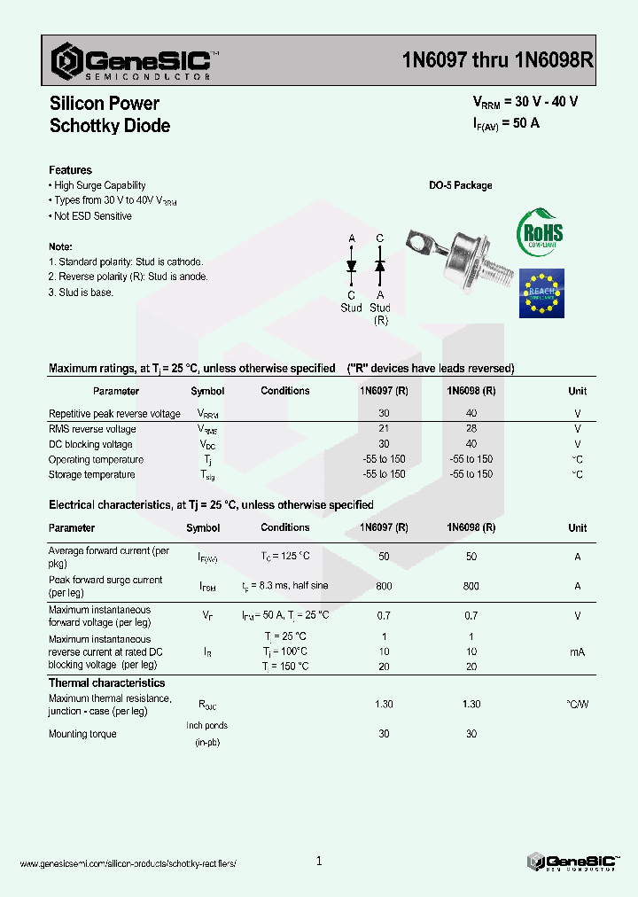 1N6098R_8295236.PDF Datasheet