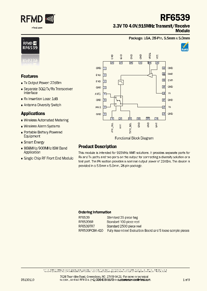 RF6539PCBK-410_8295665.PDF Datasheet