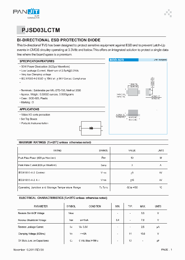 PJSD03LCTM_8295782.PDF Datasheet