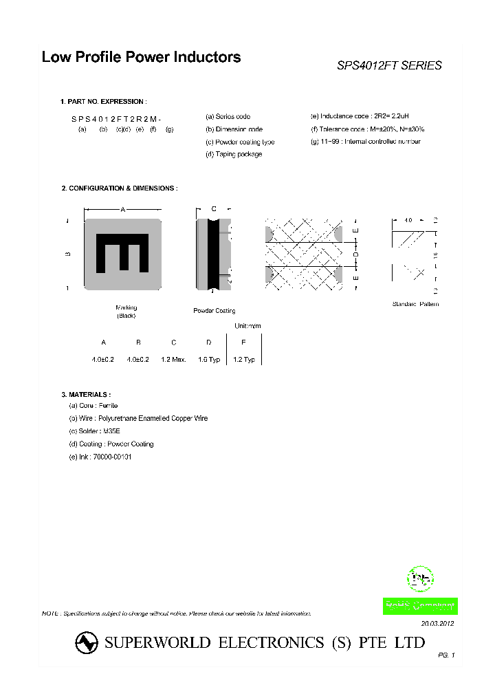 SPS4012FT330_8296219.PDF Datasheet