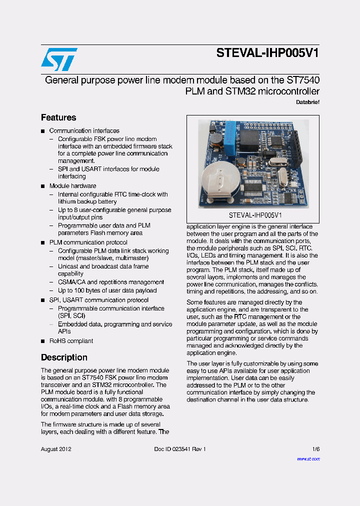 STEVAL-IHP005V1_8296239.PDF Datasheet