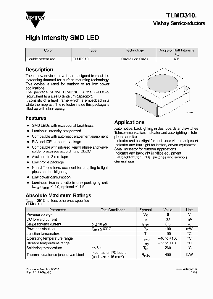 TLMD310_8296417.PDF Datasheet