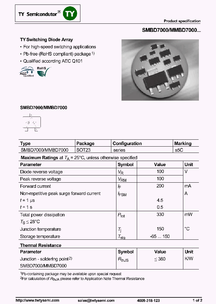 MMBD7000_8297415.PDF Datasheet