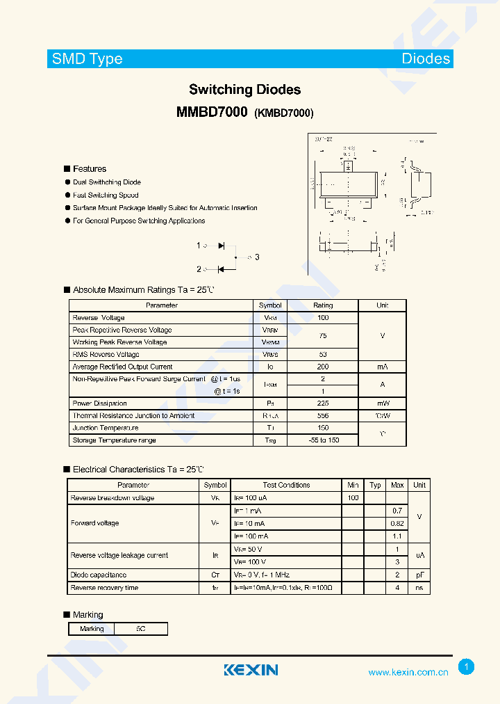 MMBD7000_8297418.PDF Datasheet