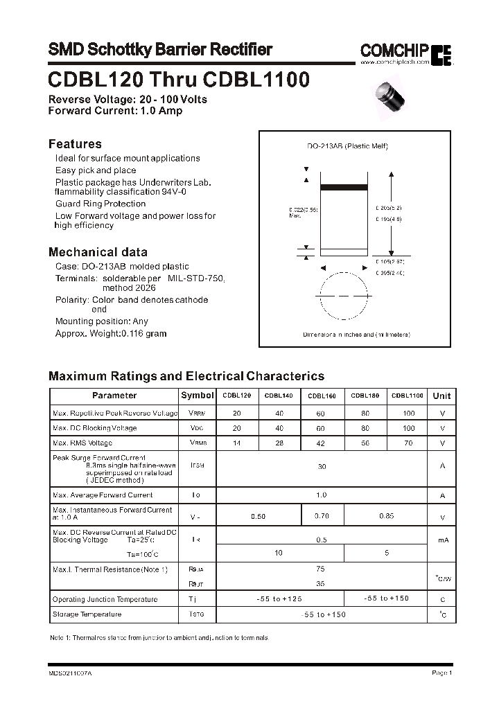 CDBL140_8298600.PDF Datasheet