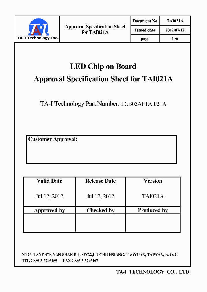 LCB05APTAI021A_8298625.PDF Datasheet
