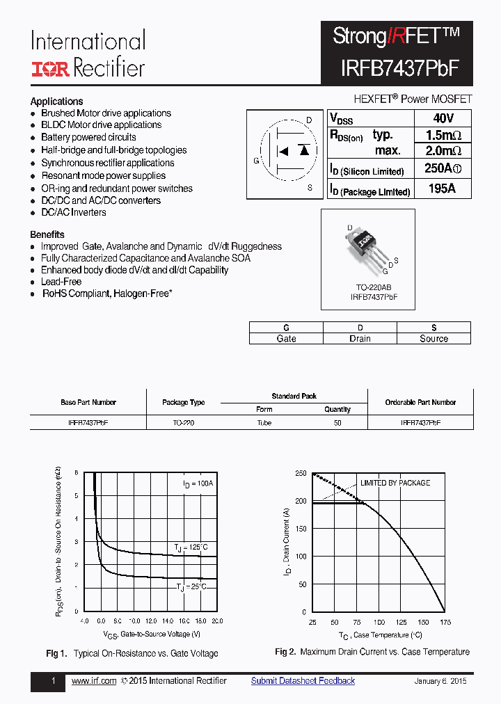 IRFB7437PBF-15_8298741.PDF Datasheet