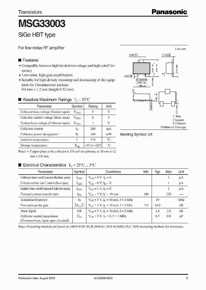MSG33003_8299947.PDF Datasheet