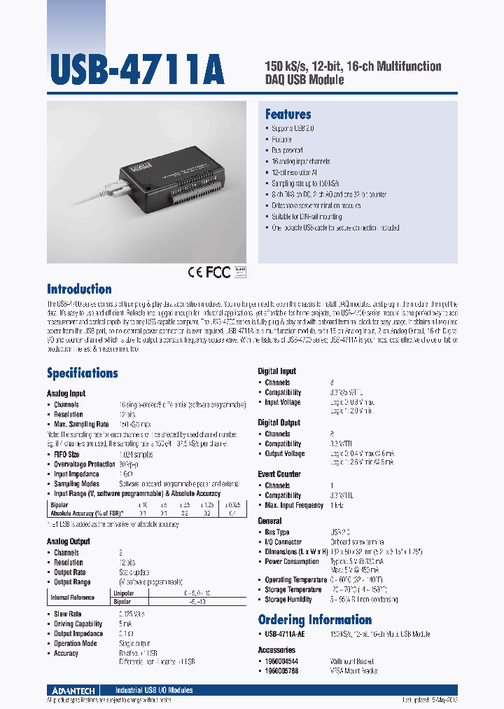 USB-4711A-AE_8300112.PDF Datasheet