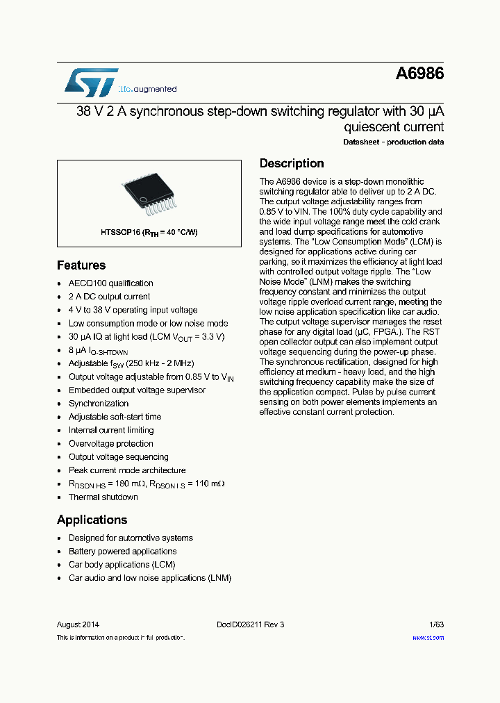 A6986TR_8300357.PDF Datasheet