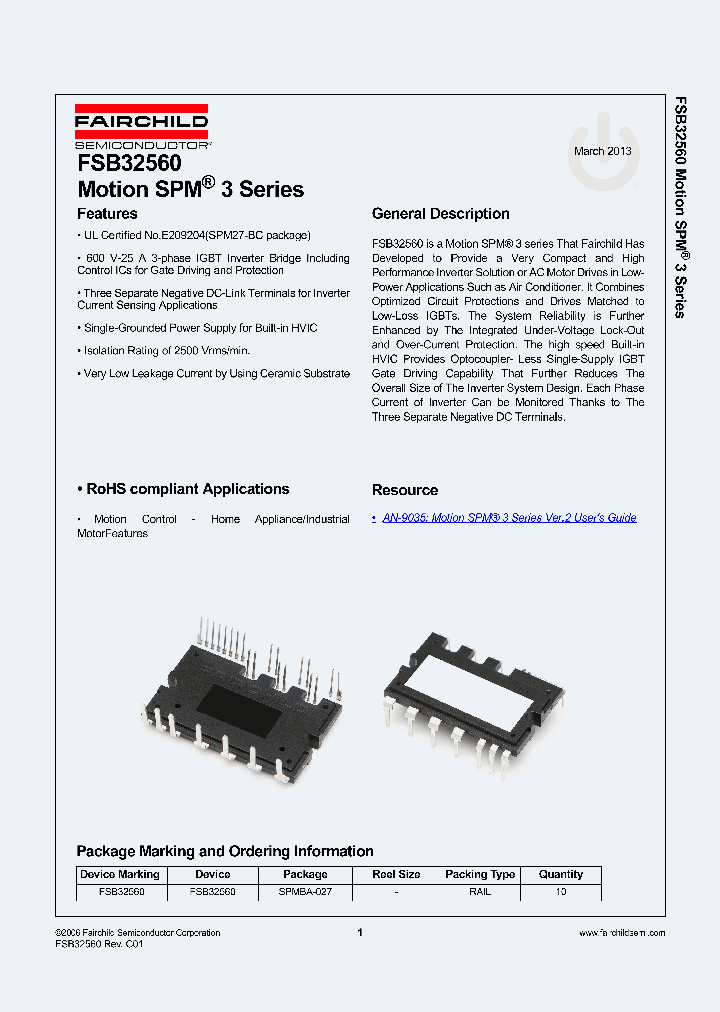 FSB32560_8300748.PDF Datasheet