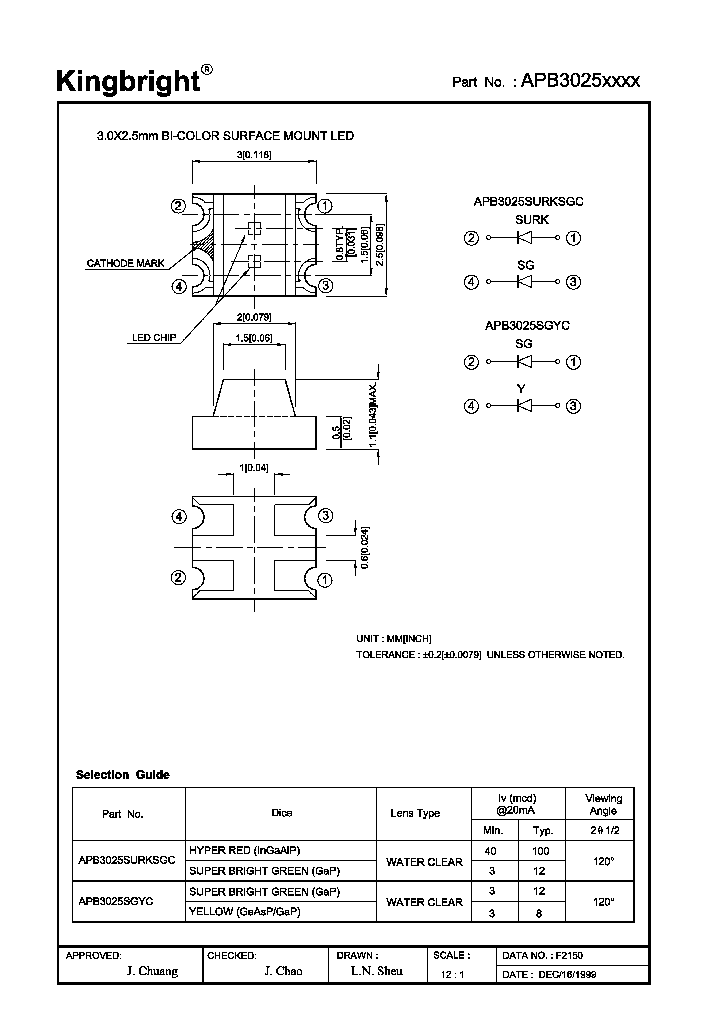 APB3025SGYC_8300910.PDF Datasheet