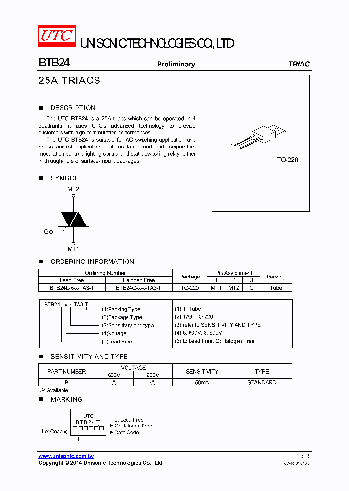 BTB24_8301162.PDF Datasheet