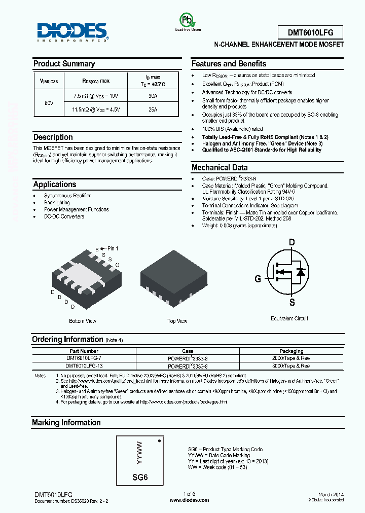 DMT6010LFG_8301438.PDF Datasheet