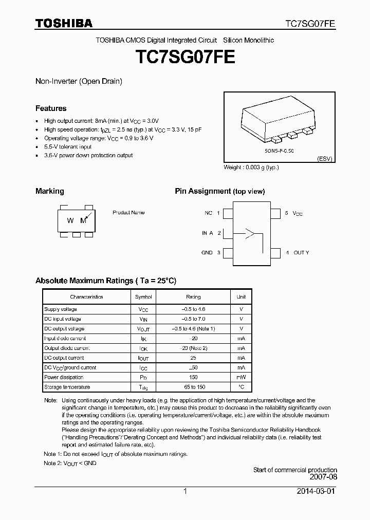 TC7SG07FE_8302548.PDF Datasheet