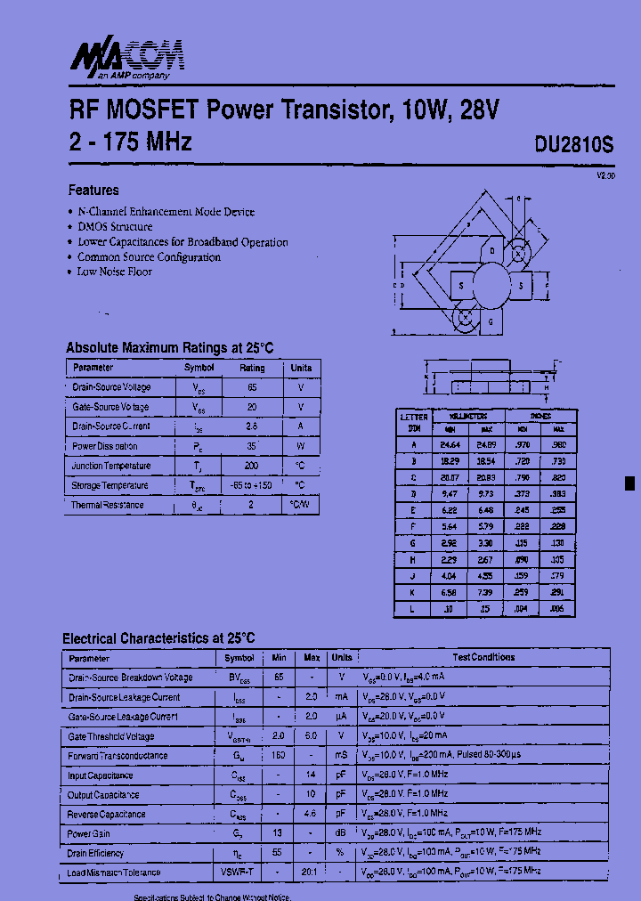 DU2810S_8303038.PDF Datasheet
