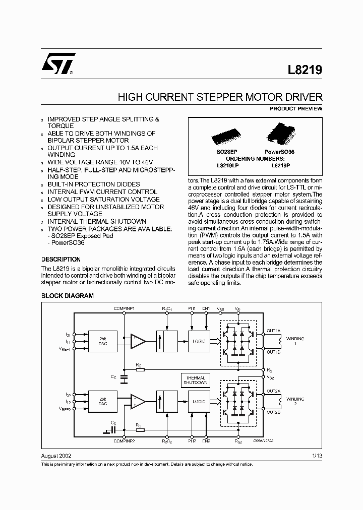 L8219LP_8303490.PDF Datasheet