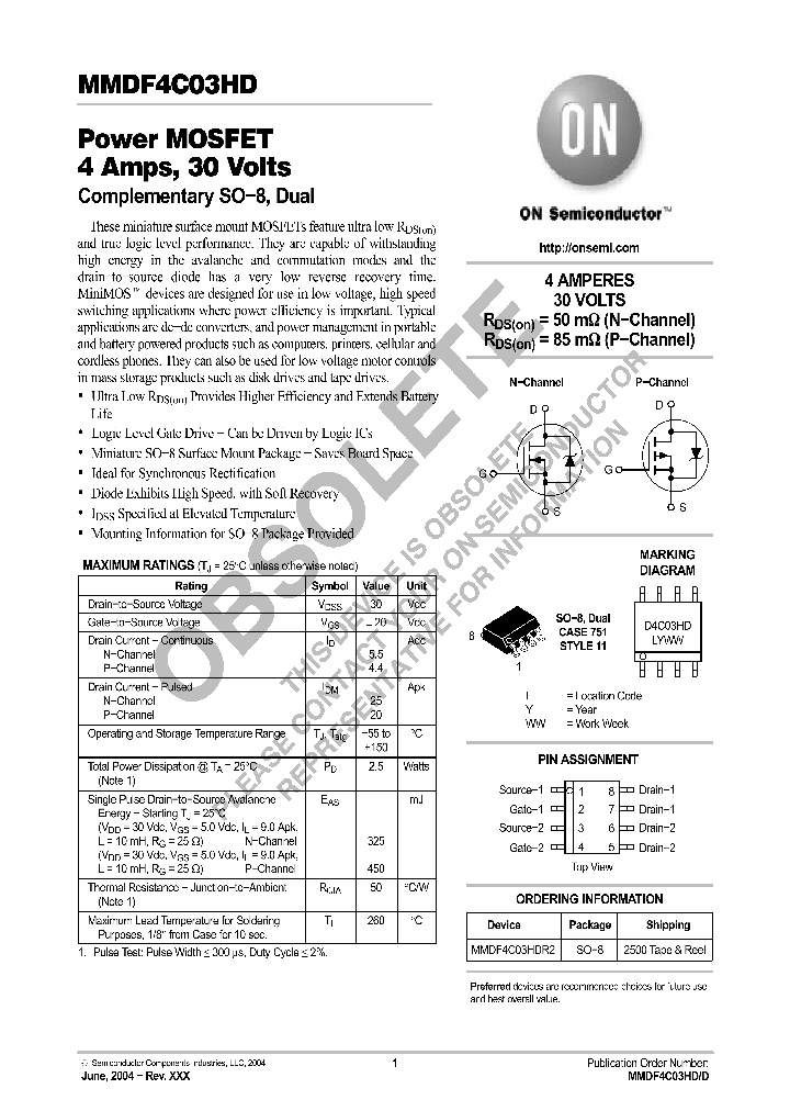 MMDF4C03HD_8303713.PDF Datasheet