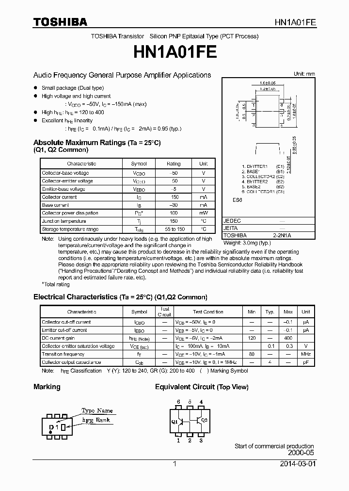 HN1A01FE_8303789.PDF Datasheet