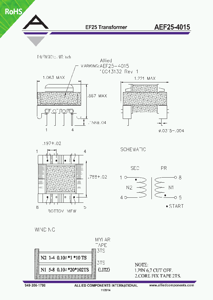 AEF25-4015_8303963.PDF Datasheet