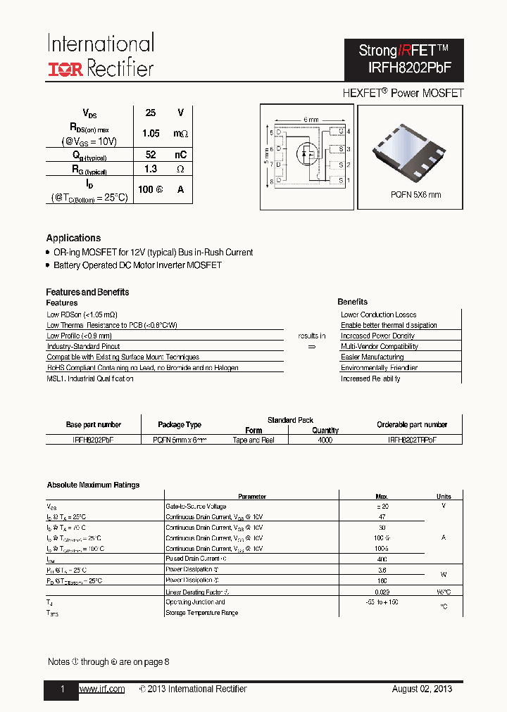 IRFH8202PBF_8304158.PDF Datasheet