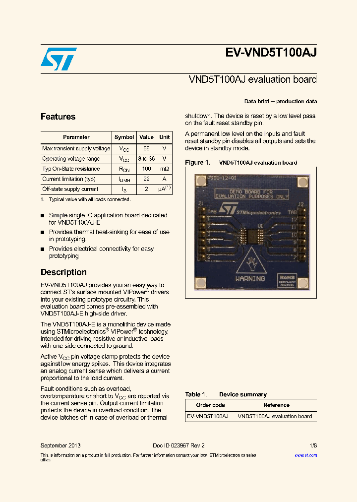 EV-VND5T100AJ_8304478.PDF Datasheet