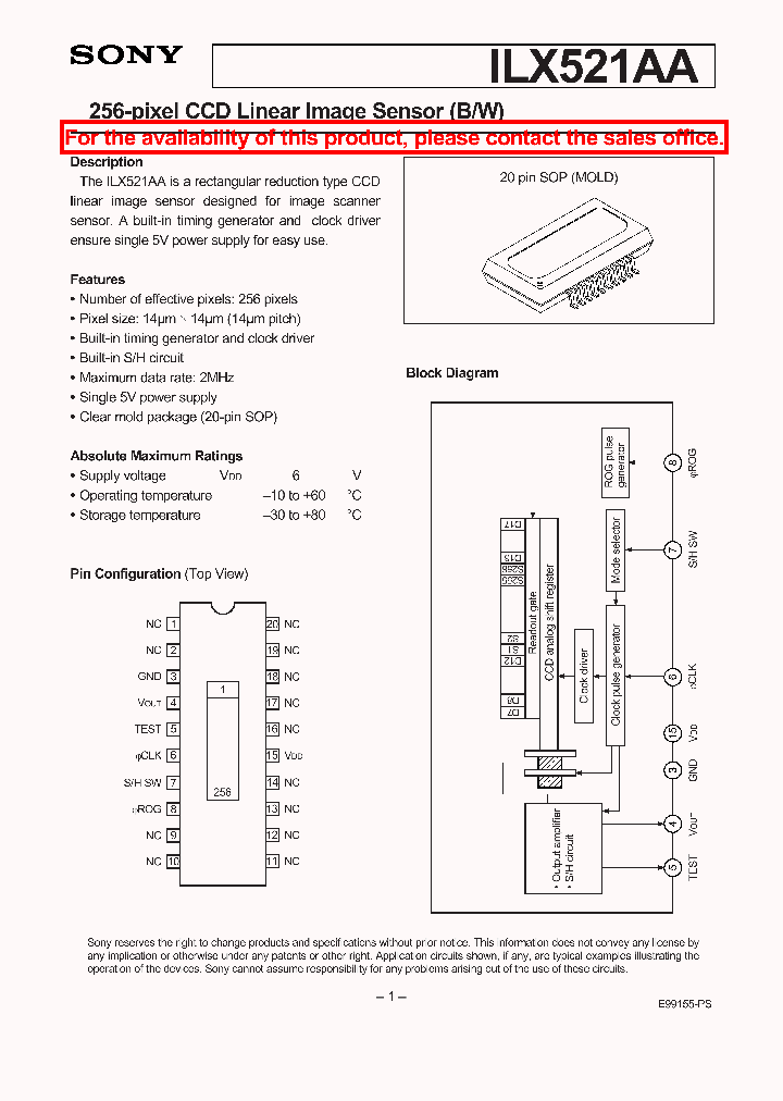 ILX521AA_8304493.PDF Datasheet