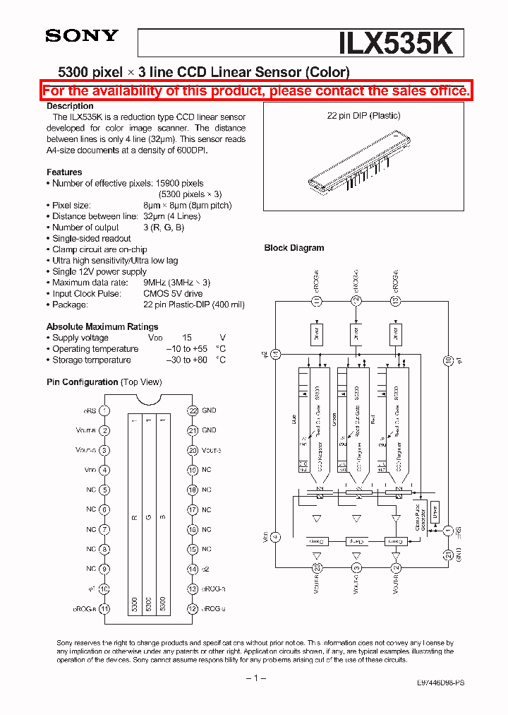 ILX535K_8304501.PDF Datasheet